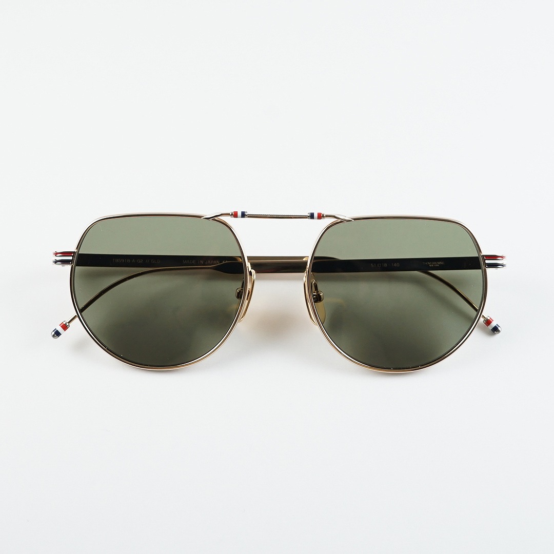 HibiMegane ONLINE SHOP | THOM BROWNE トムブラウン［TBS918-A-02 GLD ...