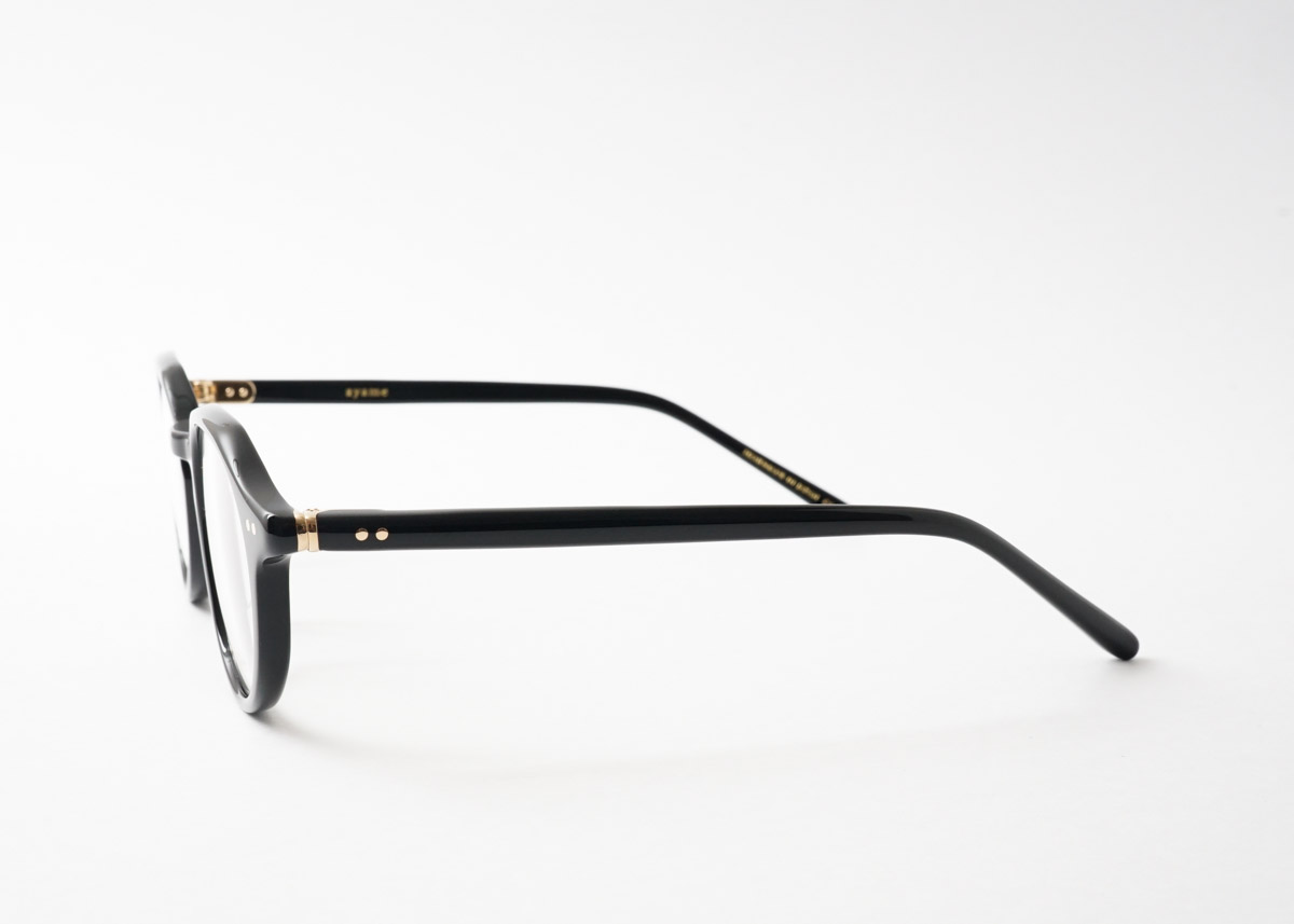ziva22 ayame/アヤメ SPIKE 47□22 ブラック HibiMegane ONLINE