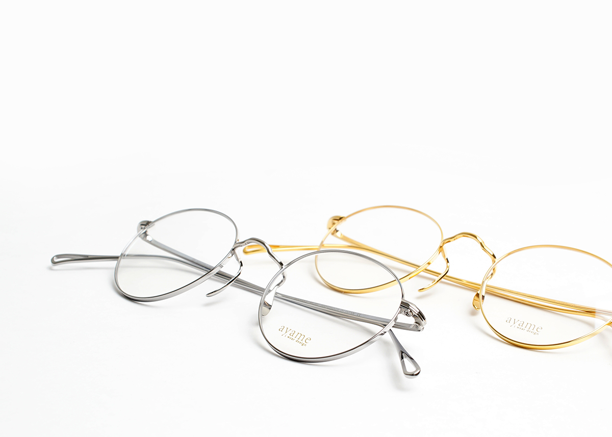 専用 ayame manray 46 チタン メガネ アヤメ マンレイ ayame メガネ