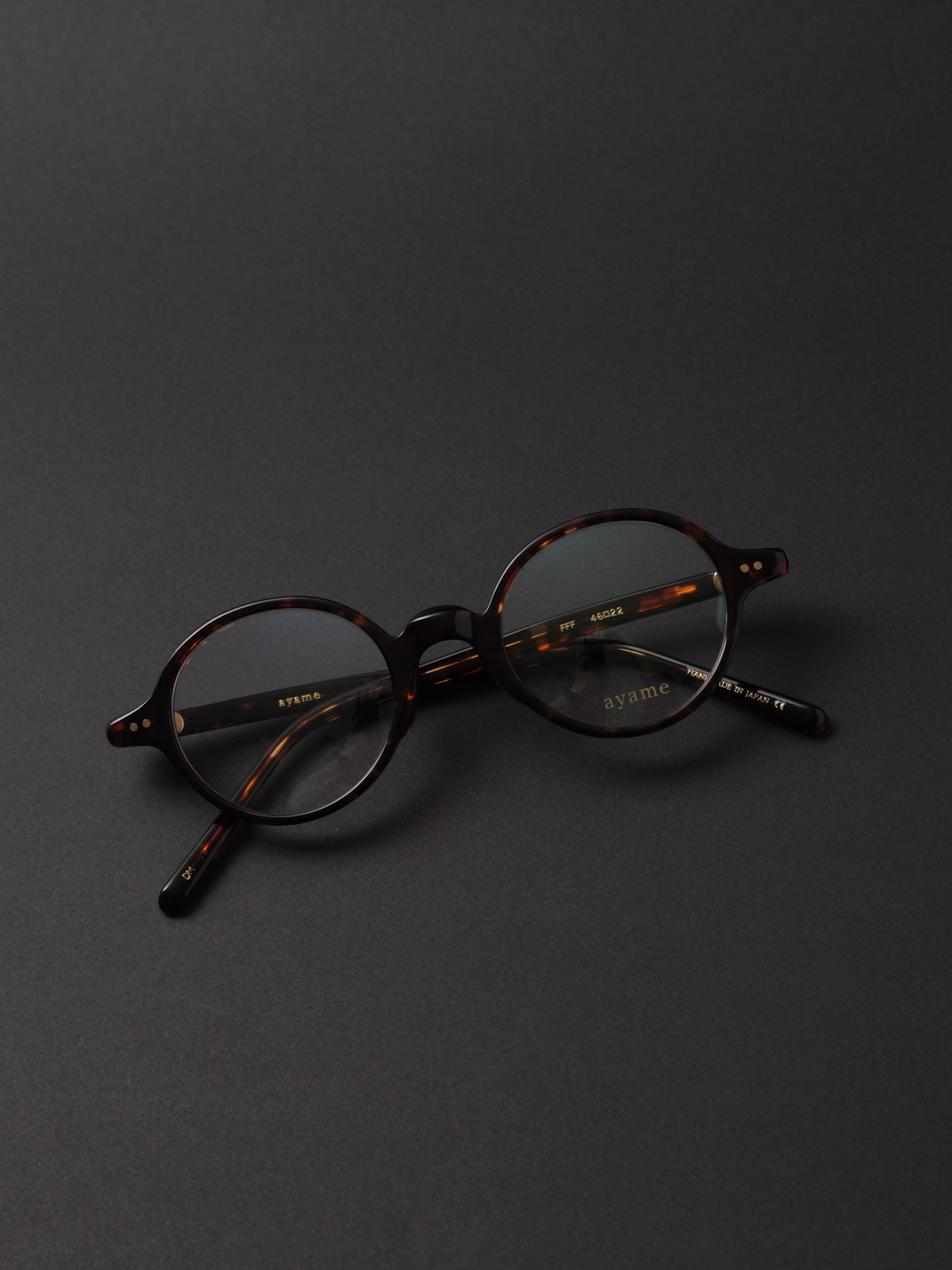 ayame fff DM アヤメ メガネ 眼鏡 フレーム HibiMegane ONLINE SHOP | ayame アヤメ［FFF DM 46□22］メガネ