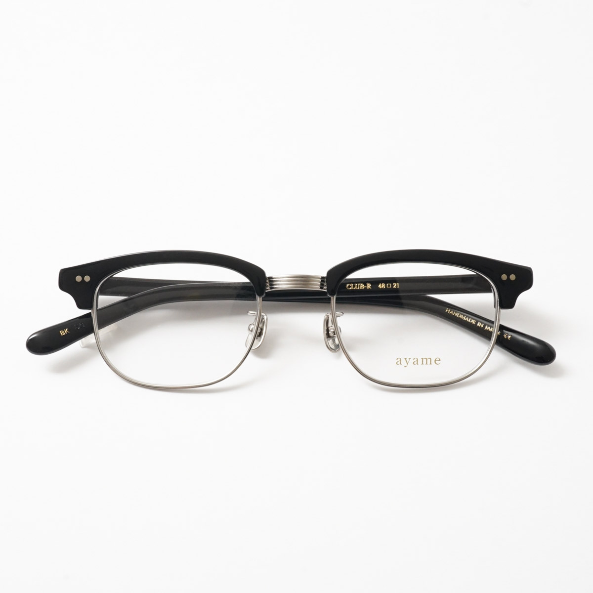 HibiMegane ONLINE SHOP | ayame アヤメ［CLUB-R BK 48□21］メガネ