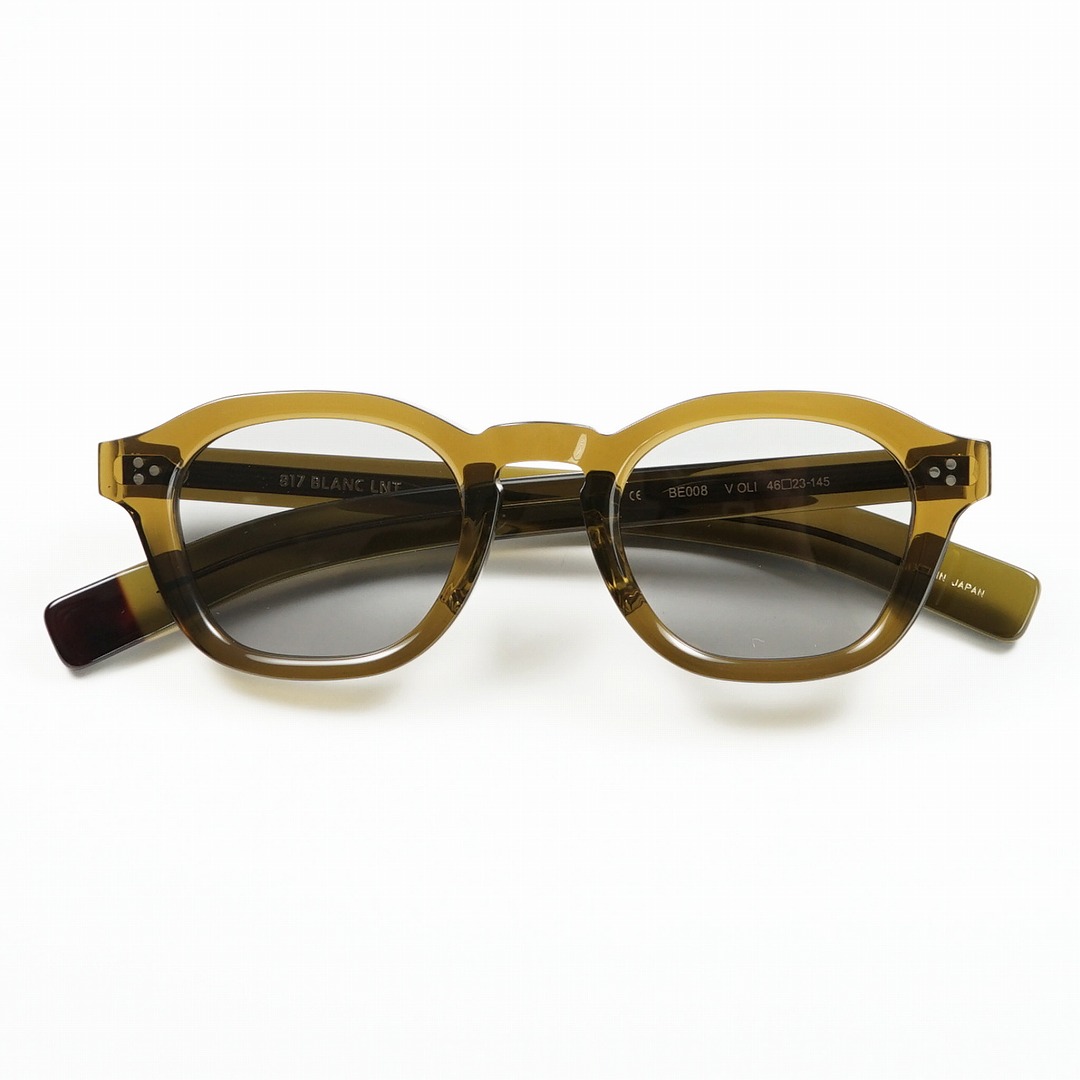 HibiMegane ONLINE SHOP | BLANC.. ブラン［BE008 VINTAGE OLIVE/M.GRY