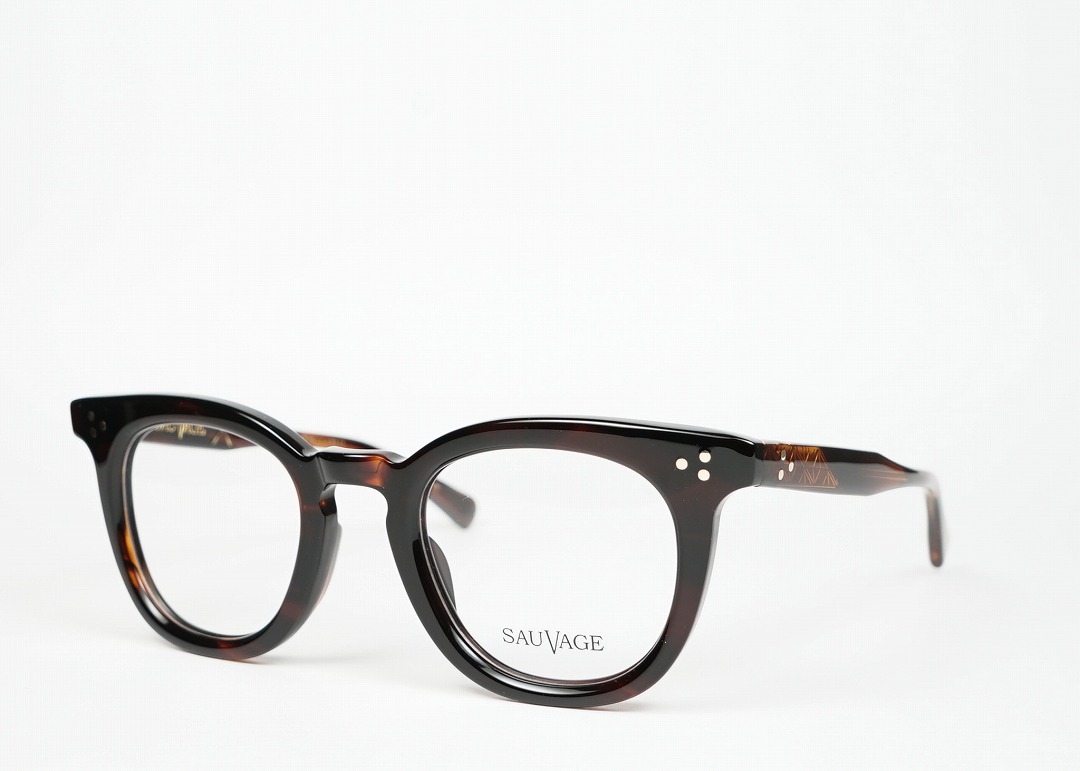 HibiMegane ONLINE SHOP | SAUVAGE サバージュ［CREATEUR Deep Brown 46.8□24.2］メガネ