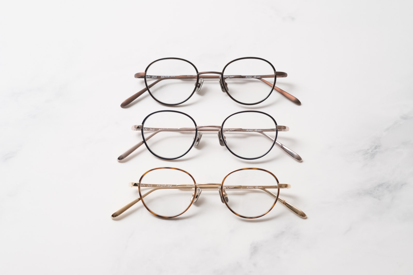 HibiMegane ONLINE SHOP | 【One/Three Compound Frame｜再入荷】「ca 